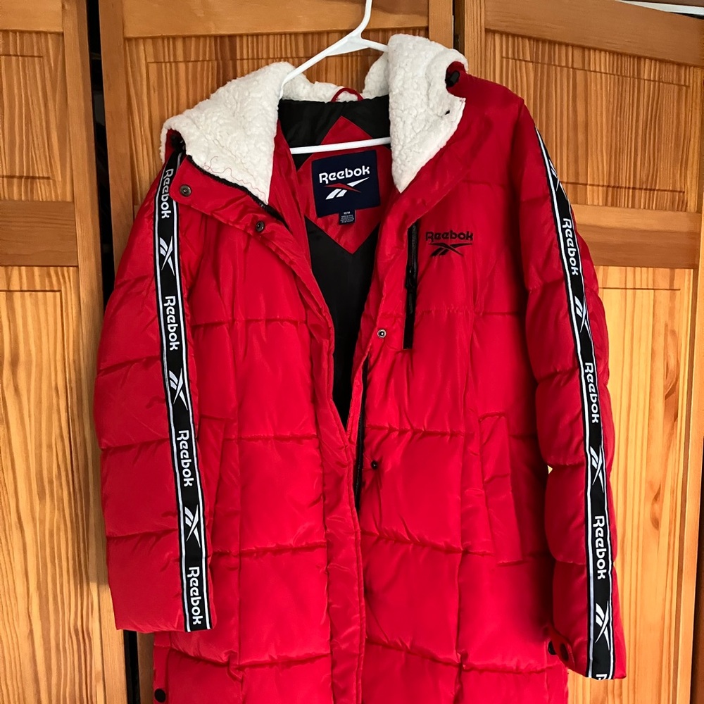 Reebok long puffer!